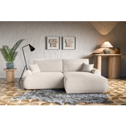 Narożnik z funkcją spania NABOO Tkanina Onega 28