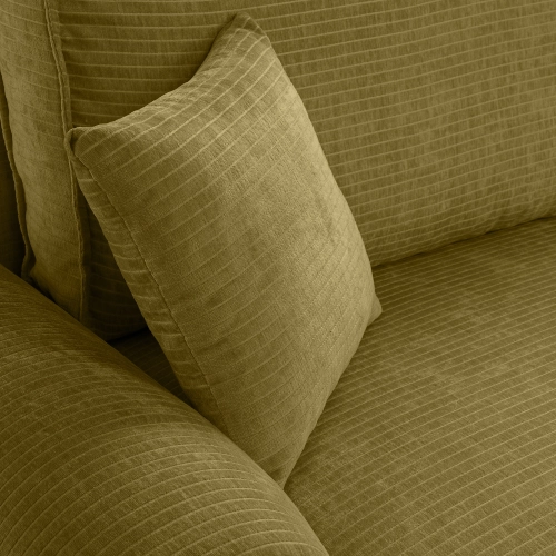 Narożnik z funkcją spania NABOO Tkanina Perla 65