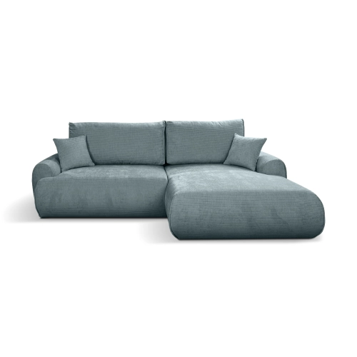 Narożnik z funkcją spania NABOO Tkanina Perla 45