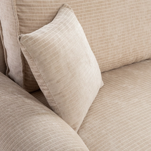 Narożnik z funkcją spania NABOO Tkanina Perla 10