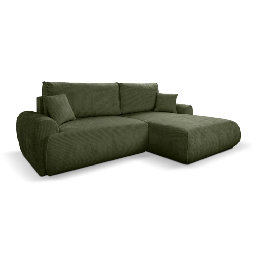 Narożnik z funkcją spania NABOO Tkanina Perla 55