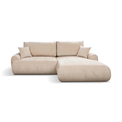 Narożnik z funkcją spania NABOO Tkanina Perla 10