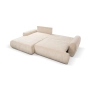 Narożnik z funkcją spania NABOO Tkanina Perla 10