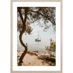 OBRAZ YACHT BY THE SHORE