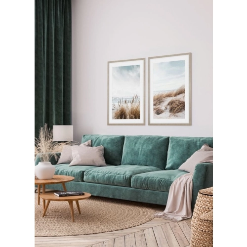 OBRAZ COASTAL DUNES NO.2 Nadmorski widok na wzburzone morze