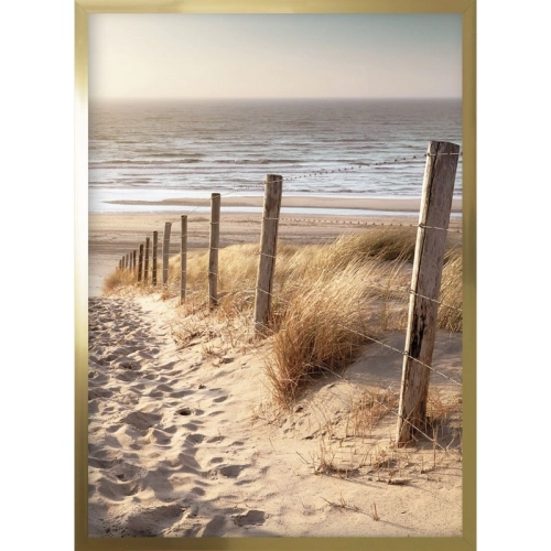 OBRAZ ZEJŚCIE NA PLAŻĘ Rama Złota