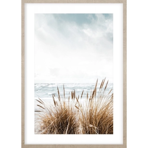 OBRAZ COASTAL DUNES NO.2 Nadmorski widok na wzburzone morze