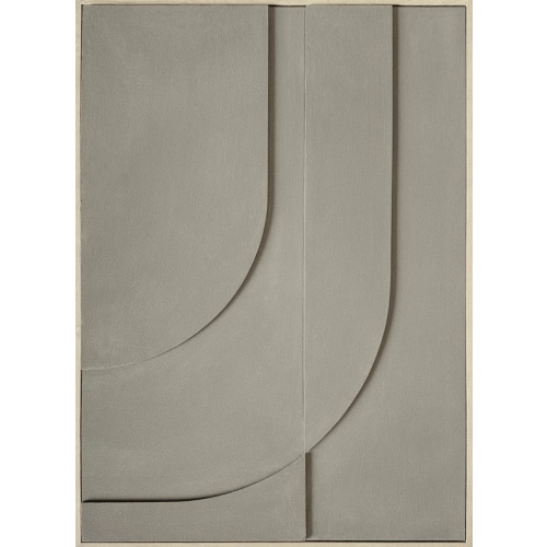 OBRAZ 3D RELIEF NO1 VINTAGE KHAKI