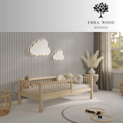 Łóżko Dziecięce SALICE - Sosna naturalna lakier