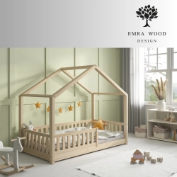 Łóżko Dziecięce PINO mini - Sosna naturalna lakier