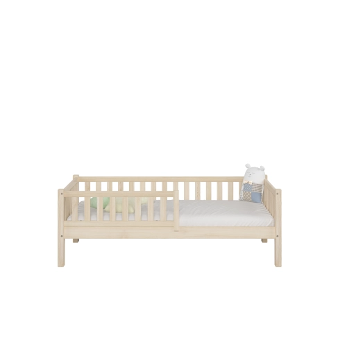 Łóżko Dziecięce ABETE - Sosna naturalna lakier