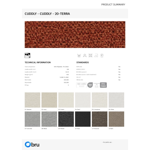 Tkaniny Cuddly FibreGuard