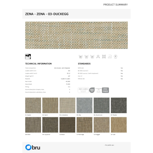 Tkaniny Zena FibreGuard