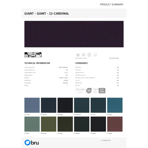 Tkaniny Giant FibreGuard