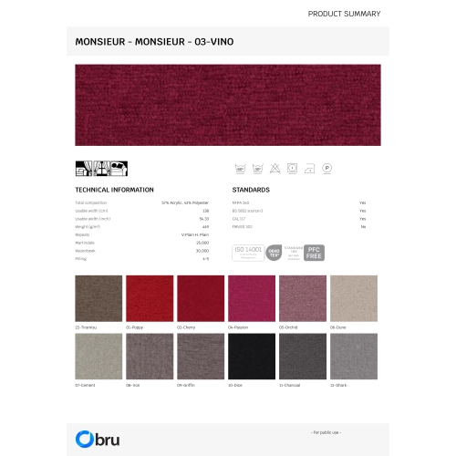 Tkaniny Monsieur FibreGuard