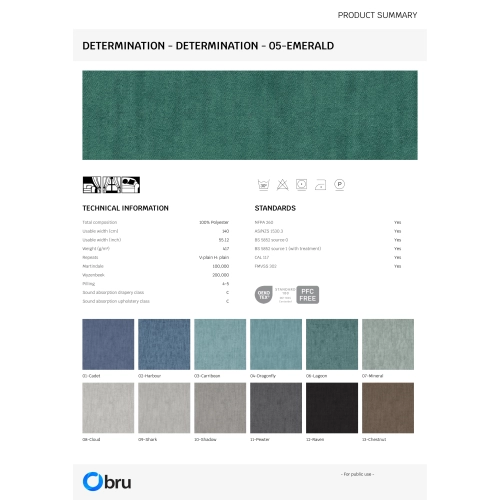 Tkaniny Determination FibreGuard