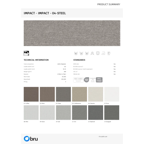 Tkaniny Brigadier FibreGuard