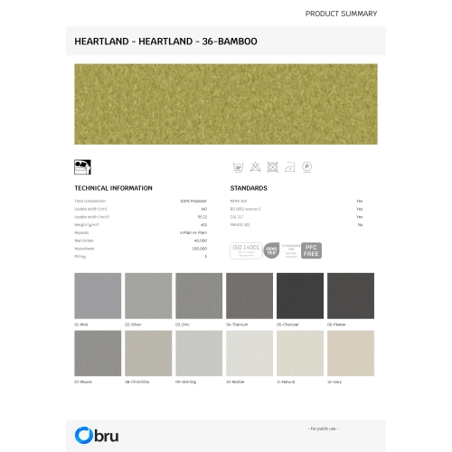 Tkaniny Heartland FibreGuard