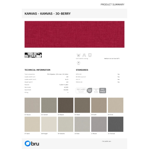 Tkaniny Kanvas FibreGuard