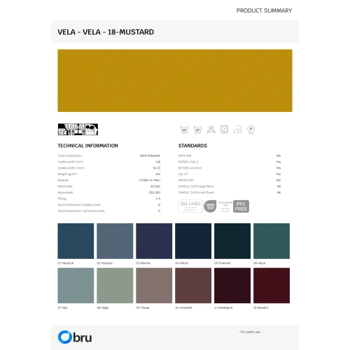 Tkaniny Vela FibreGuard