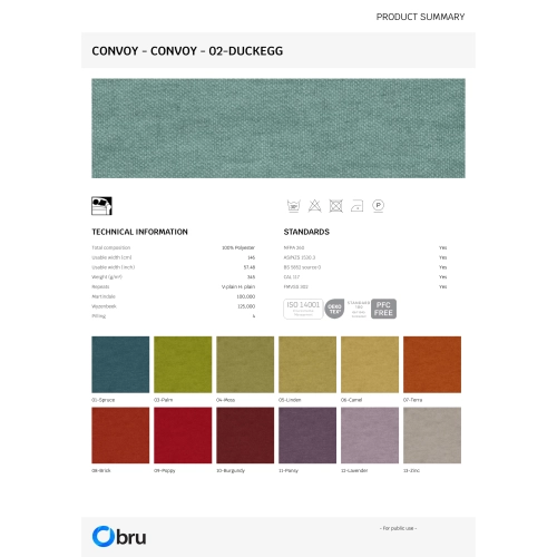 Tkaniny Convoy FibreGuard