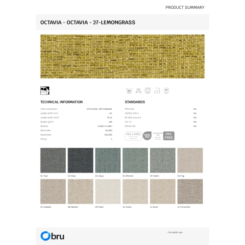 Tkaniny Octavia FibreGuard