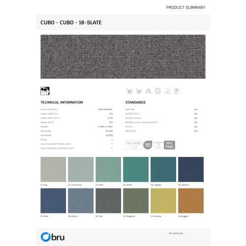 Tkaniny Cubo FibreGuard