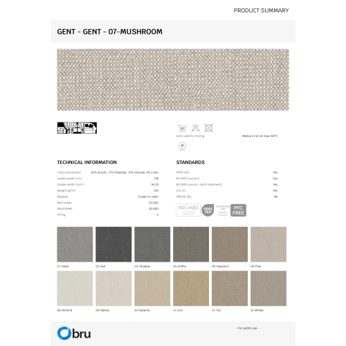 Tkaniny Gent FibreGuard