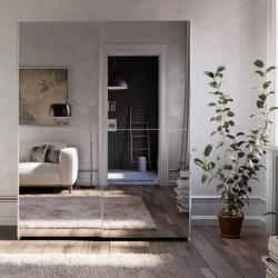 Szafa przesuwna z lustrem 150 cm Biały