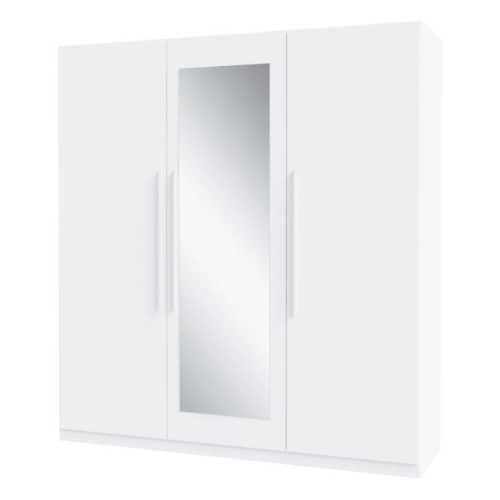 Szafa z lustrem 180 cm Biały