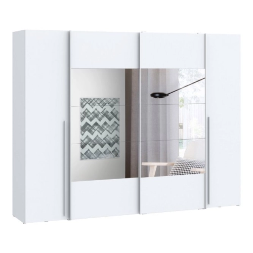 Szafa ubraniowa 270 cm Biała