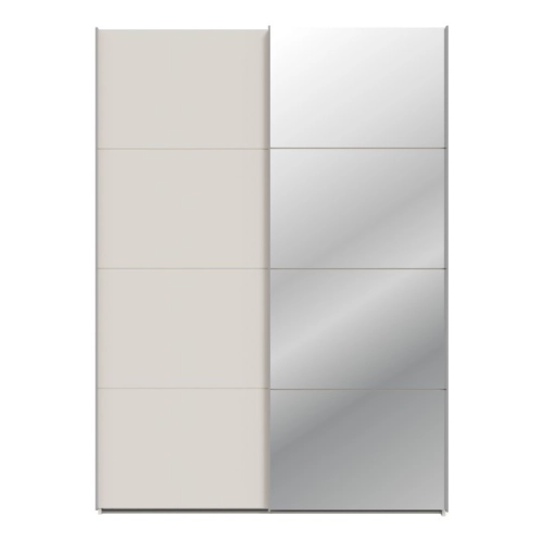 Szafa ubraniowa z lustrem 150 cm Kolor Piaskowy