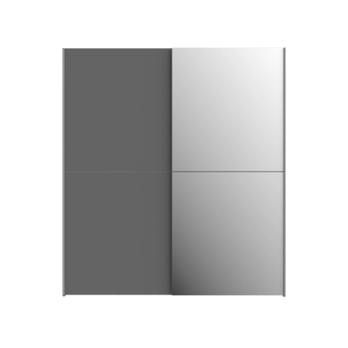 Szafa przesuwna z lustrem 170 cm Grafit