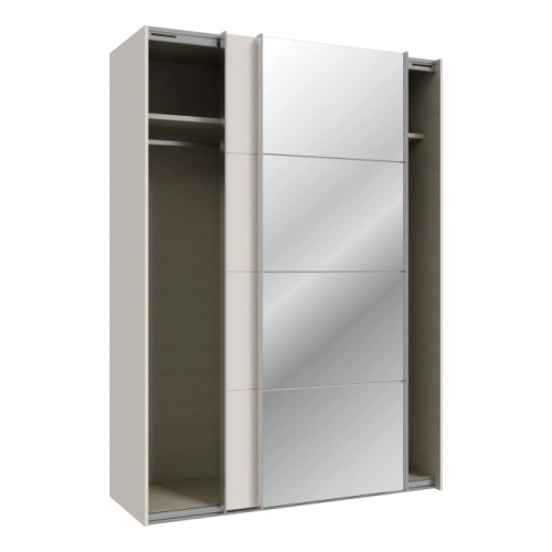 Szafa ubraniowa z lustrem 150 cm Kolor Piaskowy