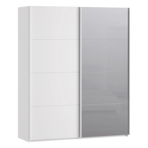 Szafa ubraniowa 170 cm Kolor Biały