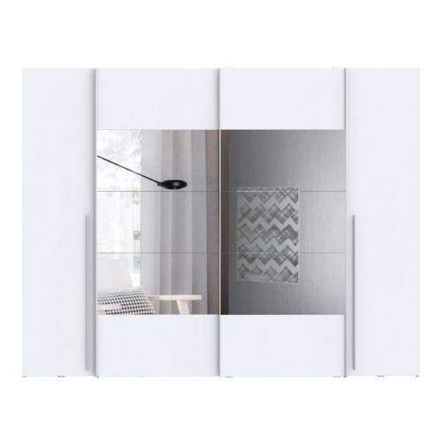 Szafa ubraniowa 270 cm Biała