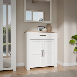 Szafka na buty Dąb Riviera / Modrzew jasny Sibiu