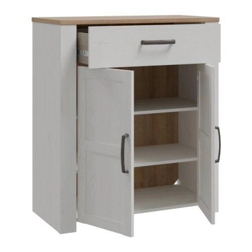 Szafka na buty Dąb Riviera / Modrzew jasny Sibiu