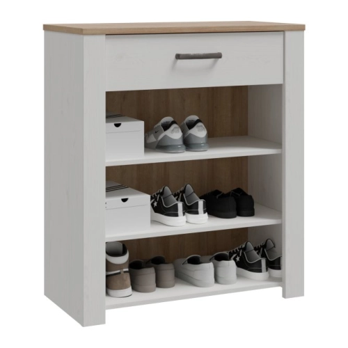 Szafka na buty Dąb Riviera / Modrzew jasny Sibiu