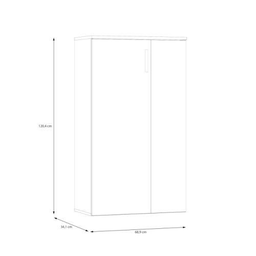 Szafka na buty Dąb Artisan/Biały