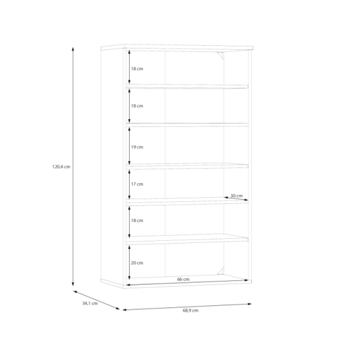 Szafka na buty Dąb Artisan
