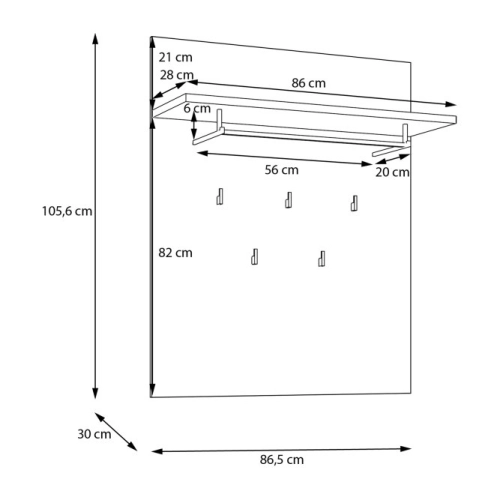 Wieszak do przedpokoju