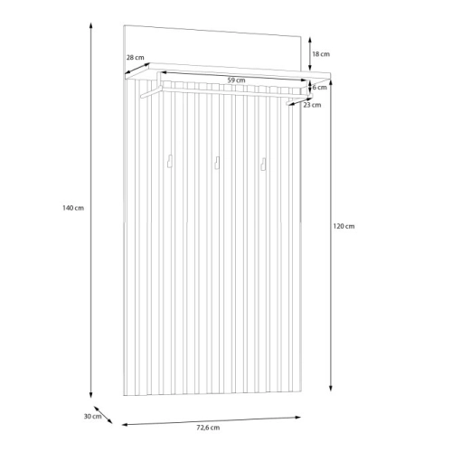 Wieszak do przedpokoju