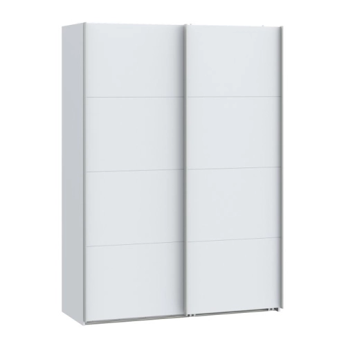 Szafa przesuwna na ubrania 150 cm  Kolor Biały