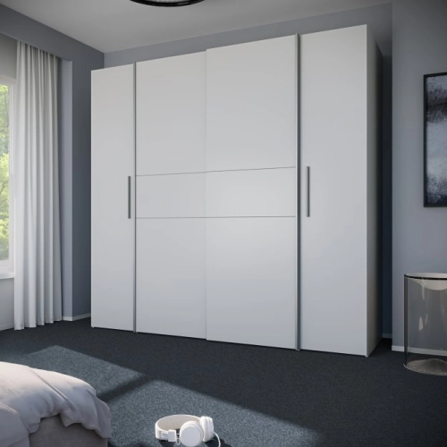 Szafa ubraniowa 200 cm Biały