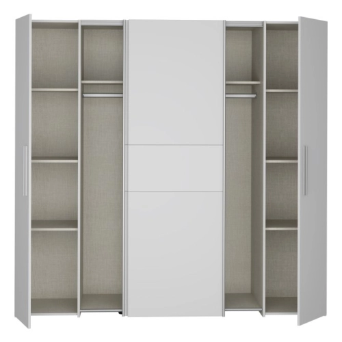 Szafa ubraniowa 200 cm Biały