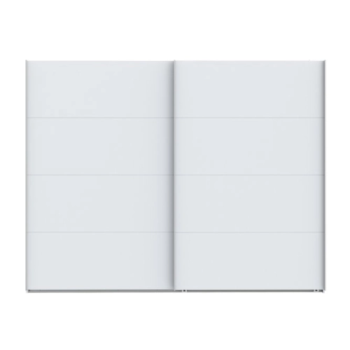 Szafa ubraniowa 270 cm Przesuwna Biały