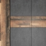 Szafa ubraniowa 200 cm Old – Wood Vintage/Beton