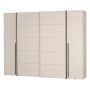 Szafa ubraniowa 270 cm Przesuwna Kolor Piaskowy