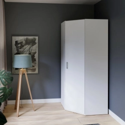 Szafa narożna 90x90 cm Biały